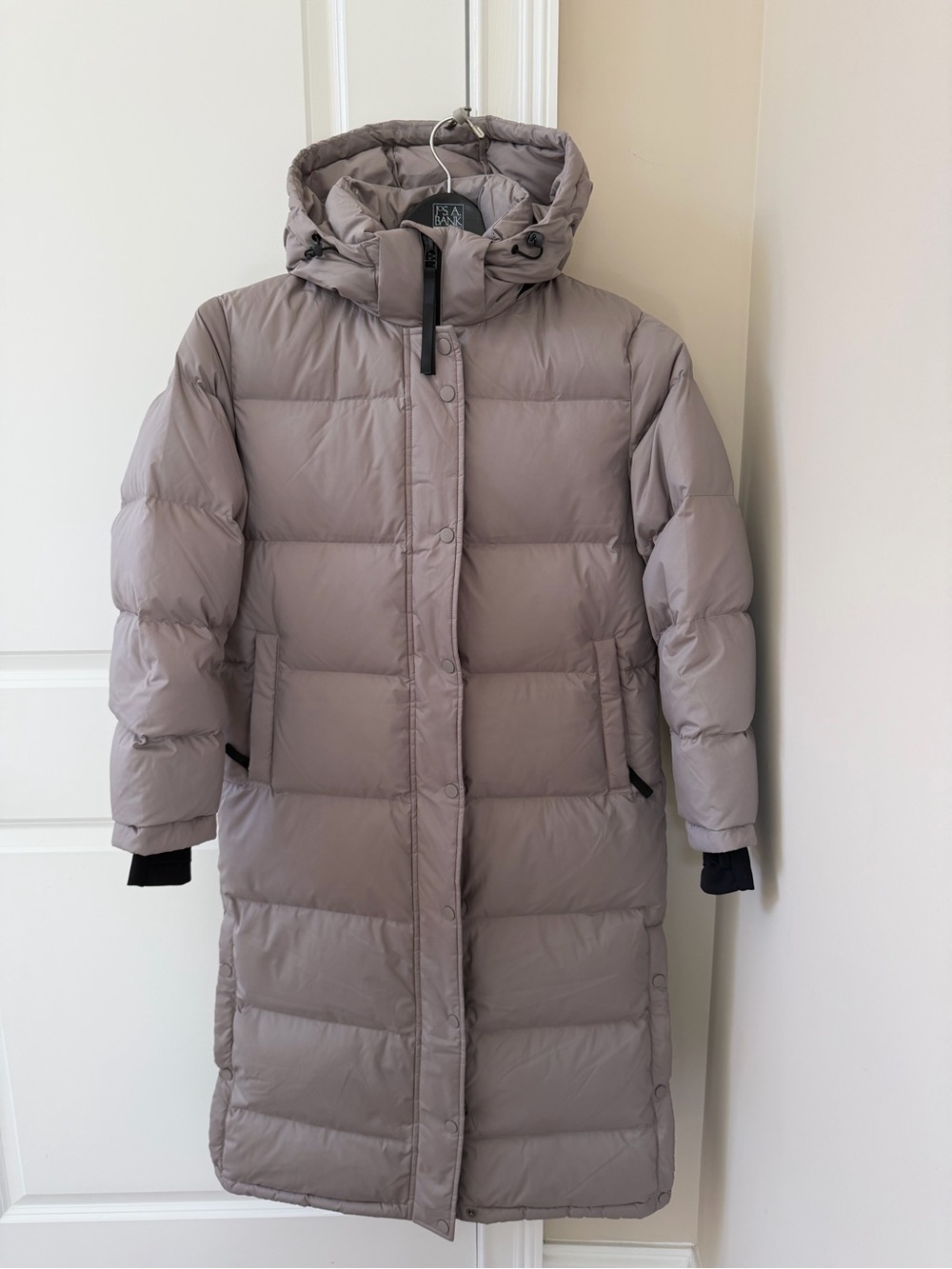 Quince Responsible Down long puffer parka Morel Grey S